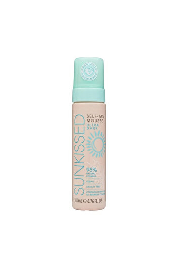 Sunkissed Spuma Autobronzanta Profesionala, Sunkissed, Self Tan, Ultra Dark, 95 % Ingrediente Naturale, Vegan