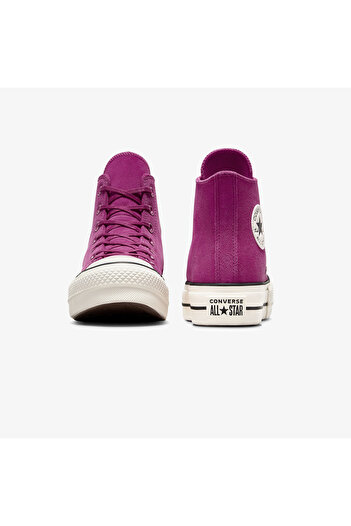 Converse Converse Chuck Taylor All Star Lift Unisex Mor Süet Platform Sneaker