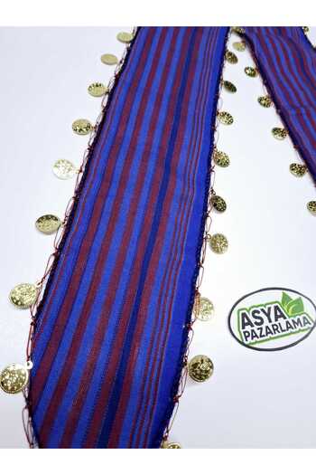 ASYA PAZARLAMA Black Sea Burgundy Blue Lira Keşan, Scarf, Shawl, Scarf, Hair Band, Bandana, Puşi
