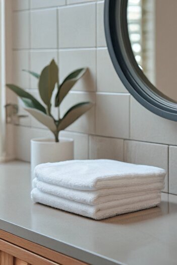 Gentelle Hotel Quality Face Towel 31x31 Cm 625gsm - 100% Cotton - 6 pcs
