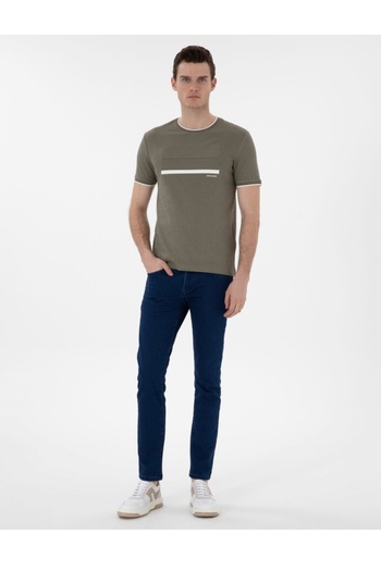 Pierre Cardin Crew Neck Slim Fit Men's T-shirt