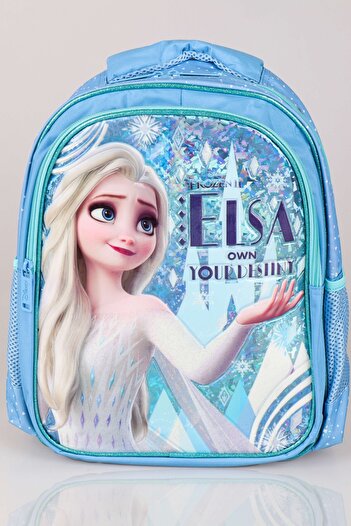 Disney Noul sezon cu licență Dekomus Elsa Frozen Geantă de școală de dimensiuni mari Loft Own Your Destin