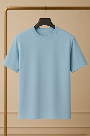 Delpino Crew Neck Comfort Comfortable Fit Combed Cotton Tshirt
