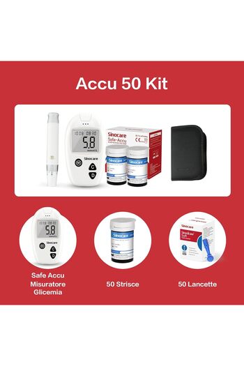 COOYA Blood Glucose Monitor, Equipped with 50 Test Strips, Safe and Accurate, Fast Blood Glucose Test