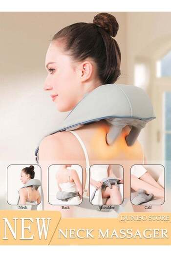 Generic Duniso Neck Heating Massager Electric Neck Shoulder Massager Massage Pillow