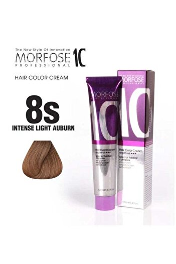 Morfose Morfose 10 Hair Color Cream with Argan Oil - Intense Blonde (8S) 100ml
