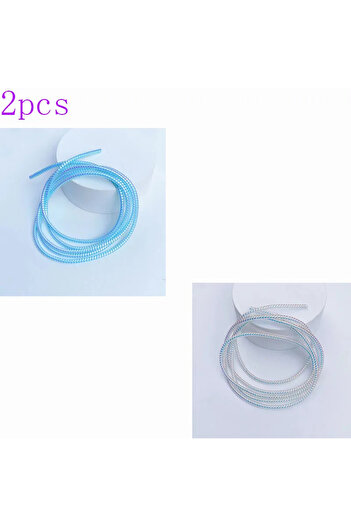 Choice Mix colors 1.6m laser cable protectors spiral data cable organizer wrap universal phone charger cord