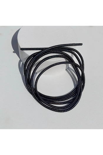Choice black 1.6m laser cable protectors spiral data cable organizer wrap universal phone charger cord save