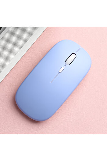 Choice Matte-Purple Wireless Bluetooth-compatible Mouse Portable Ergonomic Computer Mice For Laptop iPad Ta