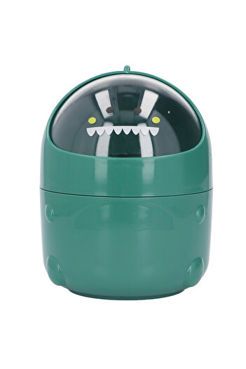 Choice 1217220047911 Desktop Trash Can Baby Dinosaur Large Mouth Detachable Design Nonslip Bottom Plastic