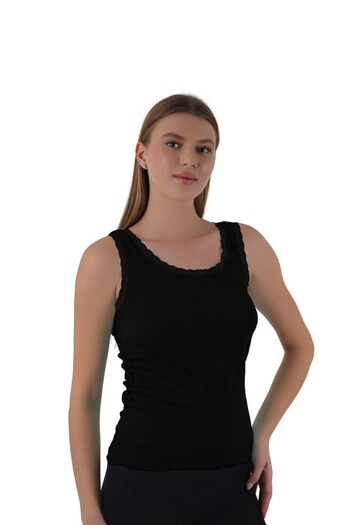 CNT Women's 100% Cotton 3-Piece Jacquard Undershirt