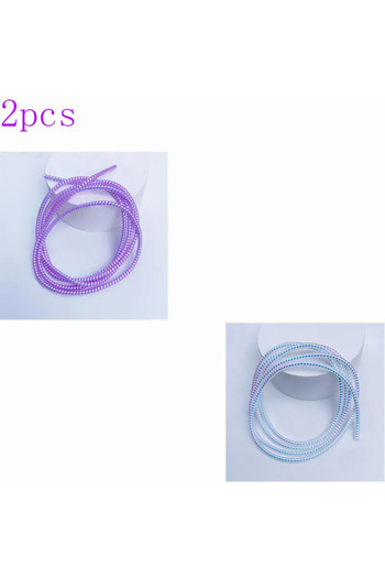 Choice Mix colors 1.6m laser cable protectors spiral data cable organizer wrap universal phone charger cord
