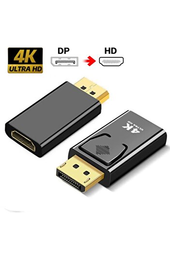 Choice محول 4K 4K DP متوافق مع HDMI، محول DisplayPort DP إلى HDTV متوافق مع HDMI