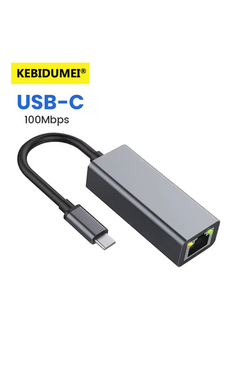 choice2 محول إيثرنت USB من النوع C إلى RJ45 بسرعة 1000 ميجابت في الثانية بمنفذ USB 3.0 RJ45 لأجهزة MacBook PC Wi-Fi