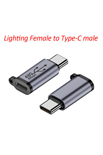 Choice الإضاءة إلى النوع C VIKEFON النوع C أنثى إلى Micro USB/النوع أنثى إلى Mini USB/النوع أنثى إلى Ty