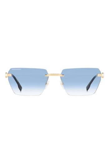 DSquared2 D2 0102/S-Lks-Gold Unisex Sunglasses