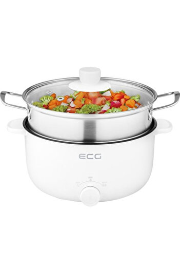 ECG 2-in-1 electric cooking pot ECG EH 1886 Double, 900 W, 3 liters, 0 -195°C, non-stick surface