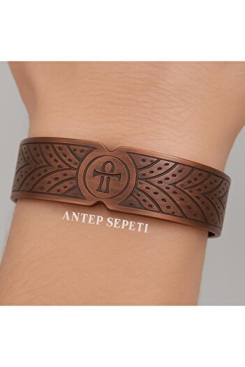 ANTEPSEPETİ MOTİFLİ BAKIR BİLEKLİK