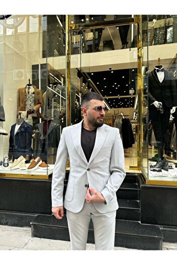 BT BABA TERZİ Seersucker Sports Suit