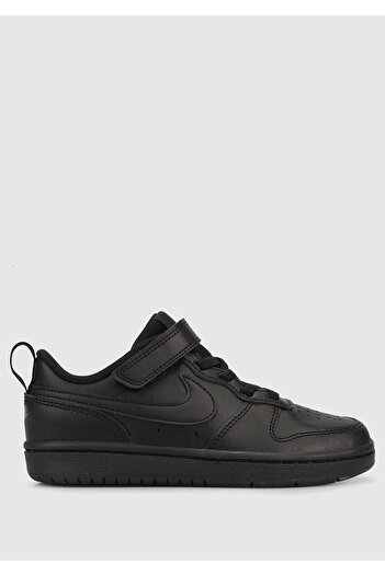 Nike Court Borough Low 2 - Unisex Black Genuine Leather Sneaker