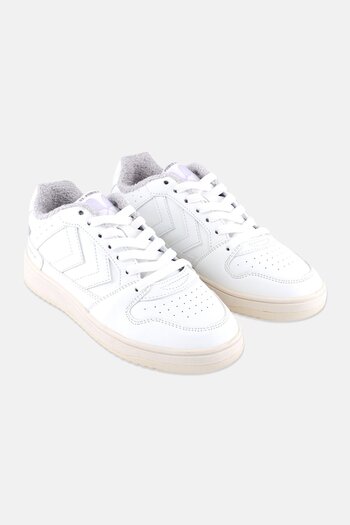hummel Kids Boy St Power Play Retro Lace Up Outdoor Shoes, White