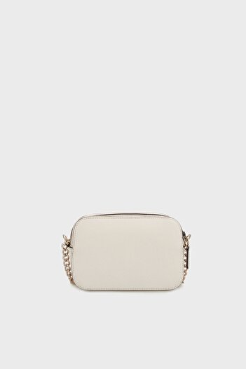 Guess Noelle Crossbody Camera Women's Ecru Crossbody Bag Hwzg7879140-Bon