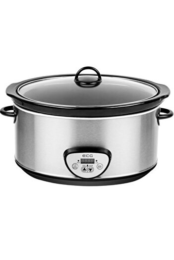 ECG Oala electrica Slow cooker ECG PH 6520, 320 W, 6.5 L, timer digital