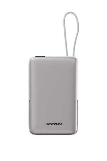 Jeebel | 10000mAh Magsafe Wireless Power Bank | USB-C Port & Built-in USB-C Cable 22.5W | White