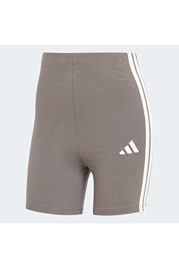 adidas Essentials 3-pruhové cyklistické šortky s vysokým pasem