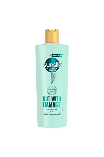 Sunsilk Out With Damage Collagen Shampoo 350 ml | Repair & Nourish Damaged Hair