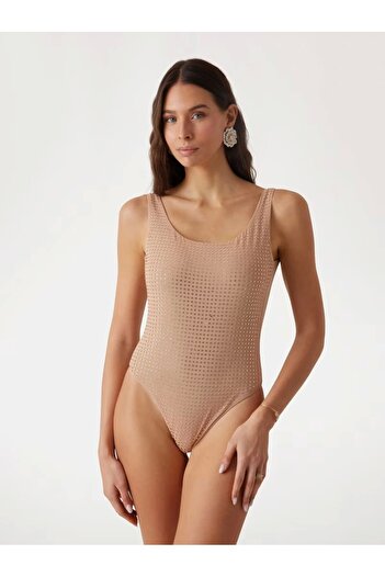 Guess One Piece Women's Cream Swimsuit E4Gj09Kc5Z0-G1Fx