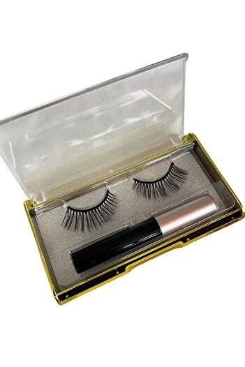 Stone Family Mıknatıslı Takma Kirpik #003 Manyetik Eyeliner lı, Yoğun & Doğal Etki