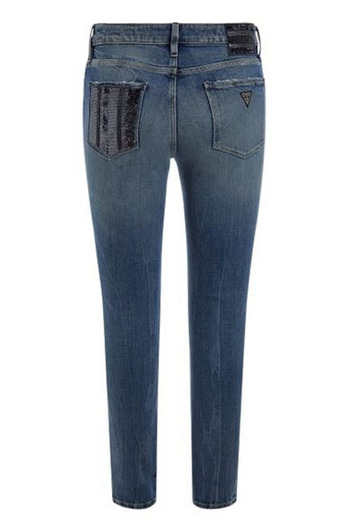 Guess Guess SEXY CURVE women's pants blue