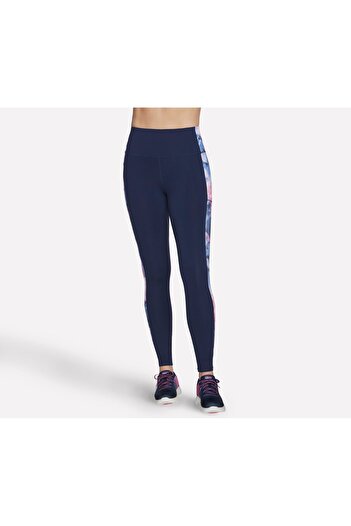 SKECHERS Leggings dama GOWALK SUMMER ROSE HW FL LEGGING bleumarin