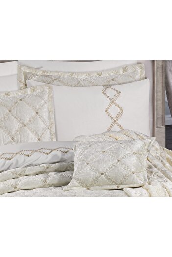 GOLDROOM ASALET 12 PARÇA SECADDELİ ÇEYİZ SETİ.