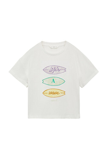 MANGO Kids T-Shirt für Damen und Kinder Mädchen
