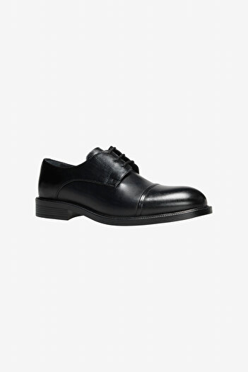 ALTINYILDIZ CLASSICS Men's Black 100% Leather Classic Shoes