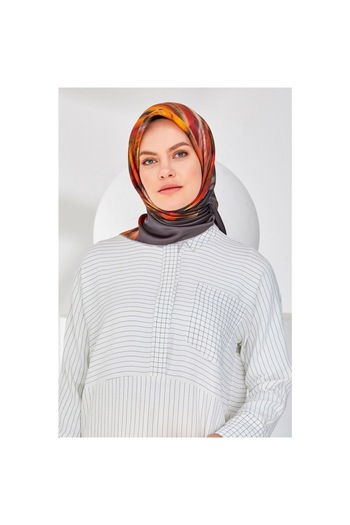 Armine Armi̇ne Silk Scarf 8339D (Twi̇ll) (Nostalgia)-31