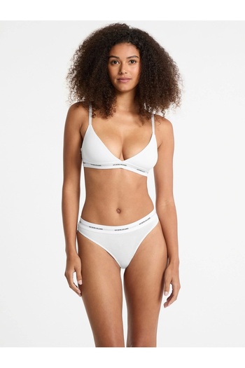 Guess Gj Triangle Women's White Underwear W4Bz32Kbbu1-G011