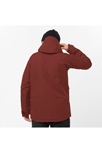 Salomon Transfer Puff Men's Ski Jacket Rum Raisin Lc2272400