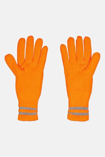 Mossy Oak Men 1 Pair Knitted Gloves, Orange