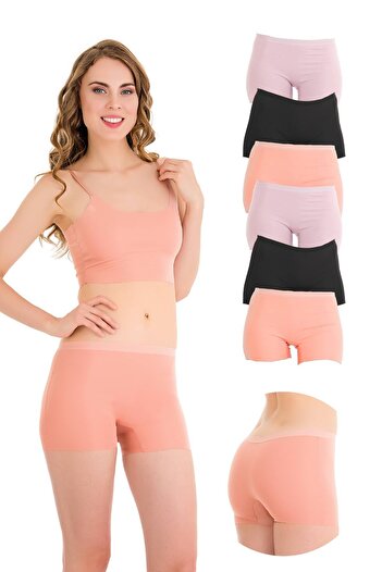 Newlilla 501 Laser Cut 6-Pack Women's Boxer Briefs