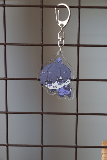 Akumastik Blue Lock Yoichi Isagi 5cm Breloc Acrilic - Ornament pentru Geanta - Accesoriu Anime