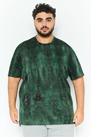 adidas Men Sportswear Fit Short Sleeves Training T-Shirt, Dark Green