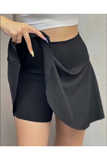 Gülmude Şortlu Mini Etek