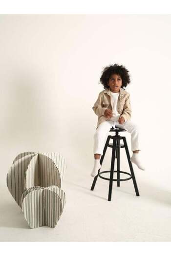 Zekids Boy's Muslin Fabric Elastic Waist Trousers