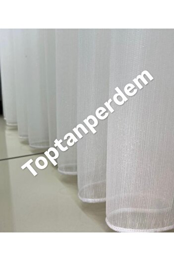 Vinaldi Simli bambu ağır dökümlü salon tülü bambutül ütüistemez 1e3 kat pile tül