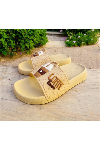 GEZER Cofte Detail Kayamba Sole Slippers for Pool, Sea, Bathroom, Balcony and Terrace