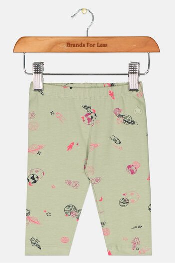 GAP Toddlers Girl Allover Print Leggings, Multicolor