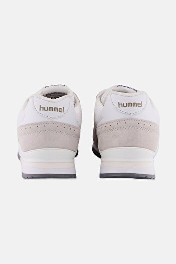 hummel Kids Boy Marathona Suede Running Shoes, Light Grey
